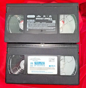 Lot of 2 Bridget Jones Diary & Sleepless in Seattle VHS - Picture 1 of 5