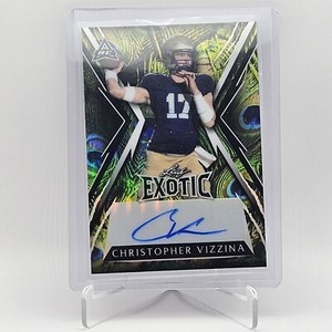 Christopher Vizzina 2023 Leaf Exotic Crystal Peacock RC Auto SP 1/10 Rookie