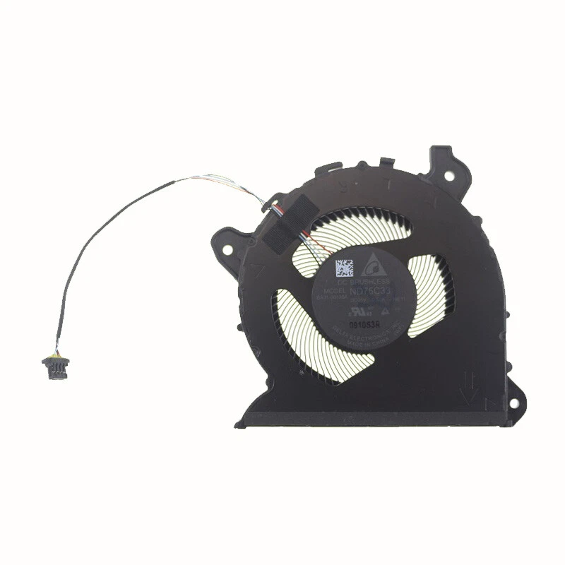 Laptop CPU Cooling fan NS75C33 -19E11 for SAMSUNG NT950QCT-A58A BA31-00198A - Image 1 of 2