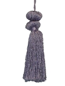 Conso Princess 21320 H04 PASTEL PURPLE Decorative Double Bell 4" Tassel 3" Loop - Picture 1 of 1