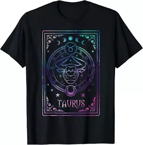 Taurus Tarot Card April May Birthday Astrology Zodiac Sign T-Shirt Hoodie - Picture 1 of 12