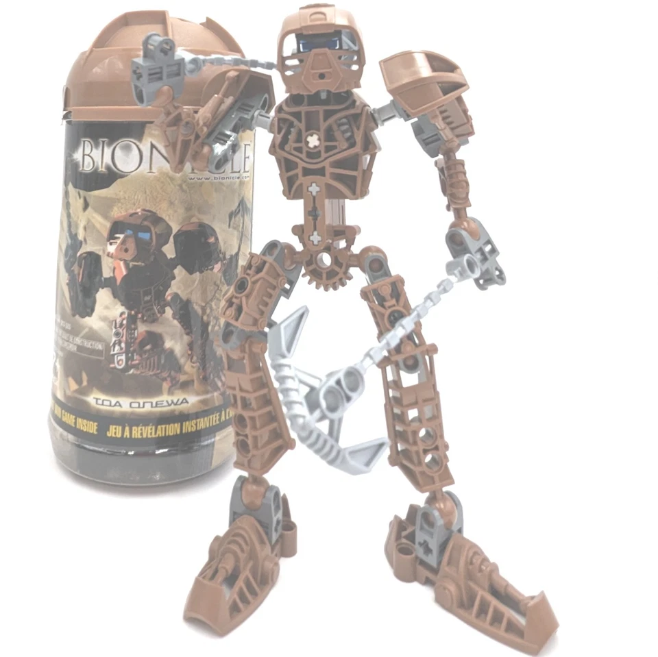 Lego Bionicle Toa Metru Onewa 8604 com vasilha - Imagem 1 de 4