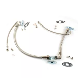 Turbo Oil Feed & Drain Line Kit para TOYOTA 1JZ-GTE Twin CT12A CT20A Cárter trasero - Imagen 1 de 9