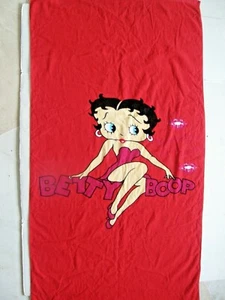 VINTAGE BETTY BOOP LARGE BEACH TOWEL 60" X 30" - Picture 1 of 8