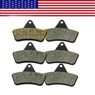 Pastillas de freno delanteras traseras Arctic Cat 250 300 400 500 2x4 4x4 1998-2004 Foto 1 de 4