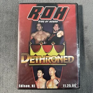 ROH Ring Of Honor Dethroned DVD (Edison, NJ 11.25.06) - New Sealed Never Opened - Picture 1 of 4