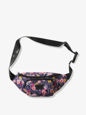 Victoria's Secret Pink Oversized Fanny Pack Belt Bag Tropical Floral Logo NWT - Image 1 of 2
