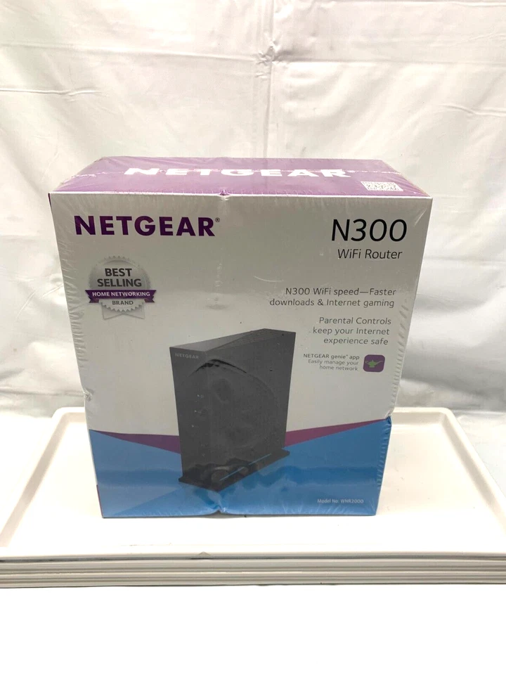 NETGEAR N300 Wireless N Router 4-port 10/100 Wnr2000-v3 T8