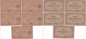 1945 Philippines Guerrilla Currency Negros Province 5 Note Lot XF/AU S681 - Picture 1 of 1