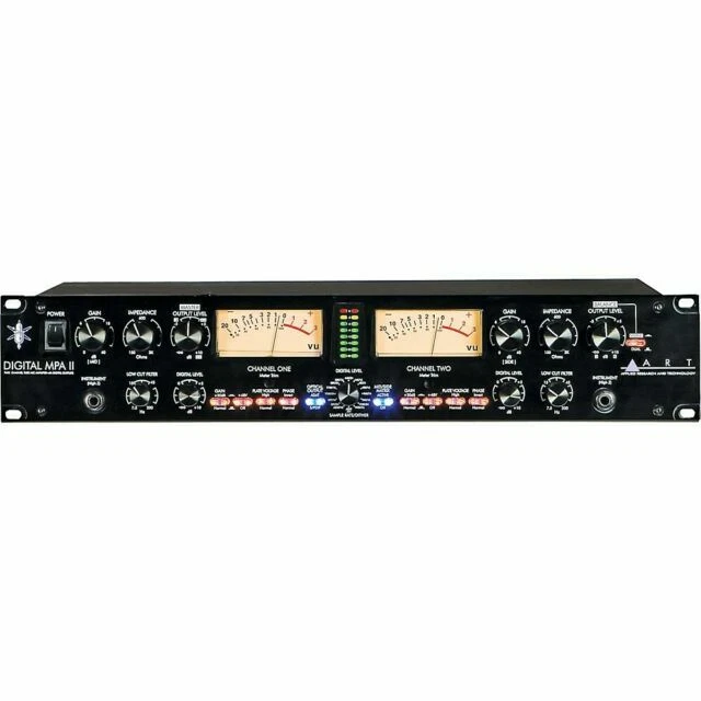 Art PROMPAII Dual Channel Tube Microphone Preamplifier - Black