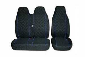 progettati per adattarsi a Mercedes Sprinter 2006 - 2014 coprisedili 2+1 TUBO BLU - Foto 1 di 1