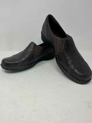 Mocassini donna Clarks Whistle Wheat ballerine in pelle marrone taglia 8 H0