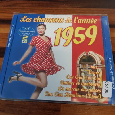 VARIOUS: Les Chansons De L'Annee 1959    > VG+/VG+(2CD) - Bild 1 von 2