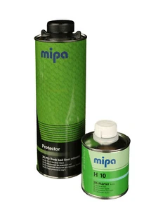 MIPA Protector negro 750ml + endurecedor H10 250ml 2K-PU revestimiento protector laca - Imagen 1 de 1