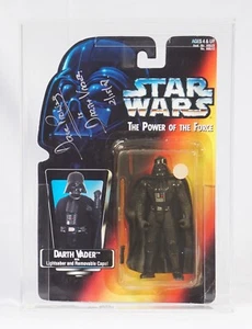 Star Wars Power Of The Force 2 Darth Vader Dave Prowse Autographed CAS Graded 70 - Picture 1 of 3