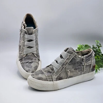 Blowfish Malibu Mamba Camuflado Plataforma Envejecida Tenis Zapatos Talla 10 LEER Foto 1 de 4