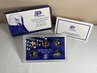 2000 S Proof State Quarter Set Gem Dcam Original Box & Coa 5 Coins Cn-Clad