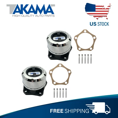 2pcs TAKAMA LOCKING HUBS FITS JEEP CJ5 CJ7 CJ8 1981-1986 AVM26 THE TOUGH HUB - Image 1 of 4