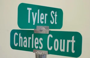 Street Name Sign Bracket for Flat Sign - Picture 1 of 8