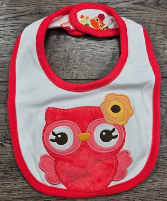 Baby Girl Gymboree Adorable Owl Baby Bib - Image 1 of 2