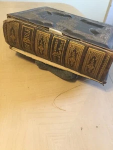 The Holy Bible Antiquated Scripture Christianity Faith Religion John E. Potter - Picture 1 of 12