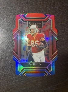 2021 Panini Select - Club Level Red & Blue Prizm Die-Cut #228 Zach Ertz - Picture 1 of 2