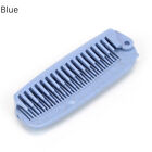 Compact Wheat Straw Folding Hair Brush Comb Plastic Comb Handbag Travel Portable