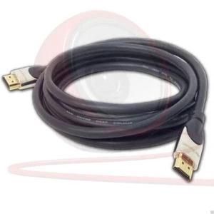 Van Damme ' Alta Definición Medio Cable de Interfaz'. Chapado en Oro 1080p PS4 - Picture 1 of 3