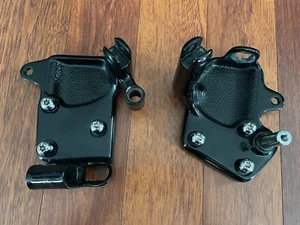Harley Davidson 07-17 Softail Left & Right Extended Forward Control Brackets - Picture 1 of 11