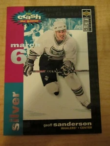 1995-96 Upper Deck Collectors Choice You Crash the Game Silver Sanderson #C22 - Bild 1 von 2