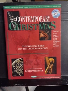 Christmas Play-Along Songbook W/ CD Flute Alto Tenor Sax Violin Mod 2 Advanced - Picture 1 of 15
