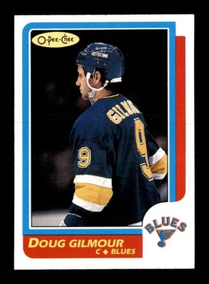 1986 O-Pee-Chee #93 Doug Gilmour   NM+ X3045453 - Image 1 of 2