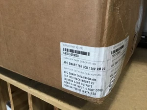APC Smart-UPS, 750VA Rackmount 2U 120V SmartSlot, AVR, LCD SMX750RM2U - Picture 1 of 6