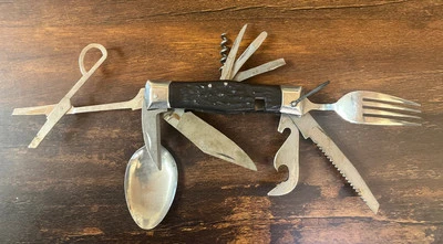 VTG. Hobo Knife Japan Camping Multi Tool & Victorinox KNIFE - Image 1 of 4