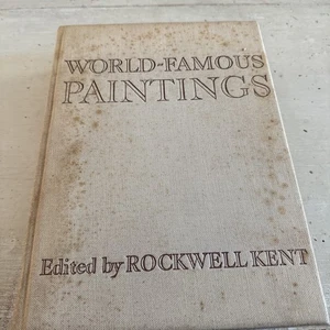 World Famous Paintings Book, Rockwell 1939 Owned By Col CFH Johnson - Picture 1 of 15