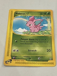 Nidoran 96/147 Aquapolis WOTC Vintage Pokemon 2002  - Picture 1 of 1