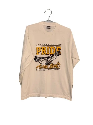 Vintage 90s USM University Of Southern Mississippi Eagles Long Sleeve Large  - Image 1 of 4