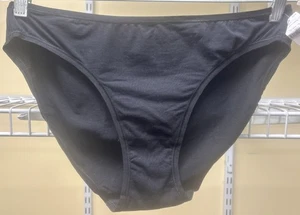 Vecchio Mutandine Bikini Nero Tinta Unita Intimo Donna Taglia X-Large Nuovo - Foto 1 di 6
