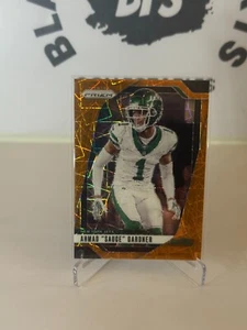 2024 Prizm Football Ahmad “Sauce” Gardner Orange Lazer Prizm New York Jets #226 - Picture 1 of 2