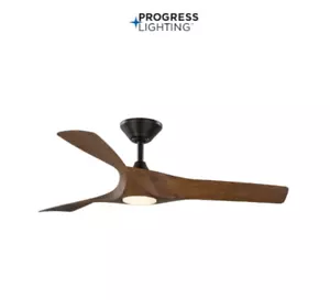 Progress Lighting P250060-179-30 Ryne Outdoor Fan Koa Woodgrain*NEW* - Picture 1 of 1