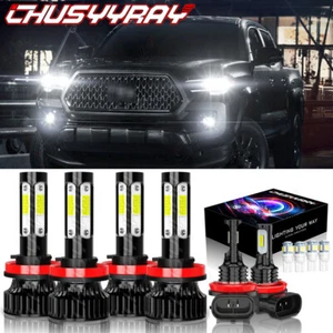 For Toyota Tacoma 2016-2021 6x 6000K LED Headlight + Fog Light Bulbs Combo - Picture 1 of 15