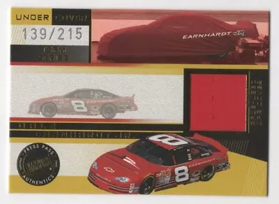 Dale Earnhardt Jr. 2002 Press Pass Eclipse Under Cover Race Used Card UCT7 /25 - Image 1 of 2