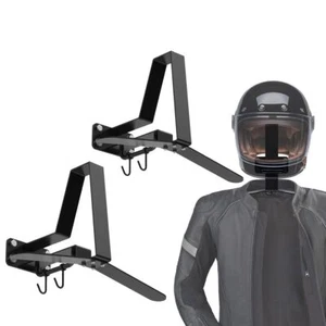 2x Perchero Moto XGP WH2 Soporte Casco Negro Set Ahorro - Imagen 1 de 6