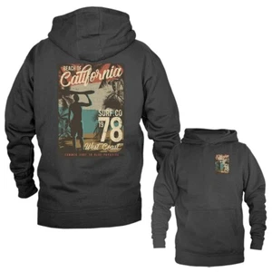Felpa con cappuccio maglione California Republic Beach Surfers Surf Company - Foto 1 di 10