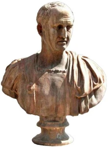 Marco Tullio busto terracotta - Cicerone Marco Tullio terracotta bust 1944 - Imagen 1 de 1
