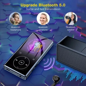 Bluetooth 5.0 MP3 Player 2.4"LCD Display HiFi Bass Musik Spieler FM Radio Audio - Bild 1 von 19