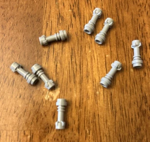 LEGO Parts 64567 Lot 8 Minifigure Weapon Lightsaber Hilt Straight Light Gray - Picture 1 of 1