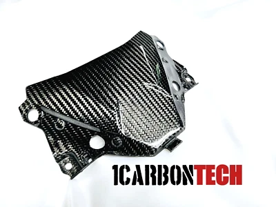 2024-2025 KAWASAKI ZX-6R ZX-636 REAL CARBON FIBER DASH CLUSTER SPEEDOMETER COWL - Image 1 of 4