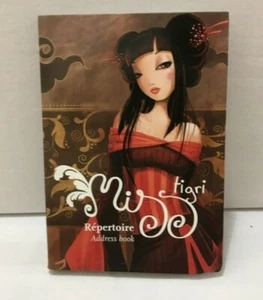 Asian woman red dress Address Book A-Z 155 x 110mm Art Miss Tigri - Bild 1 von 2