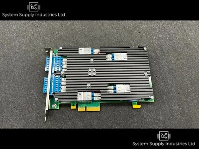 Silicom PE2G4BPFI80-LX-SD-R V:2.1 Adapter Quad Port Fiber Ethernet PCI Express - Image 1 of 3